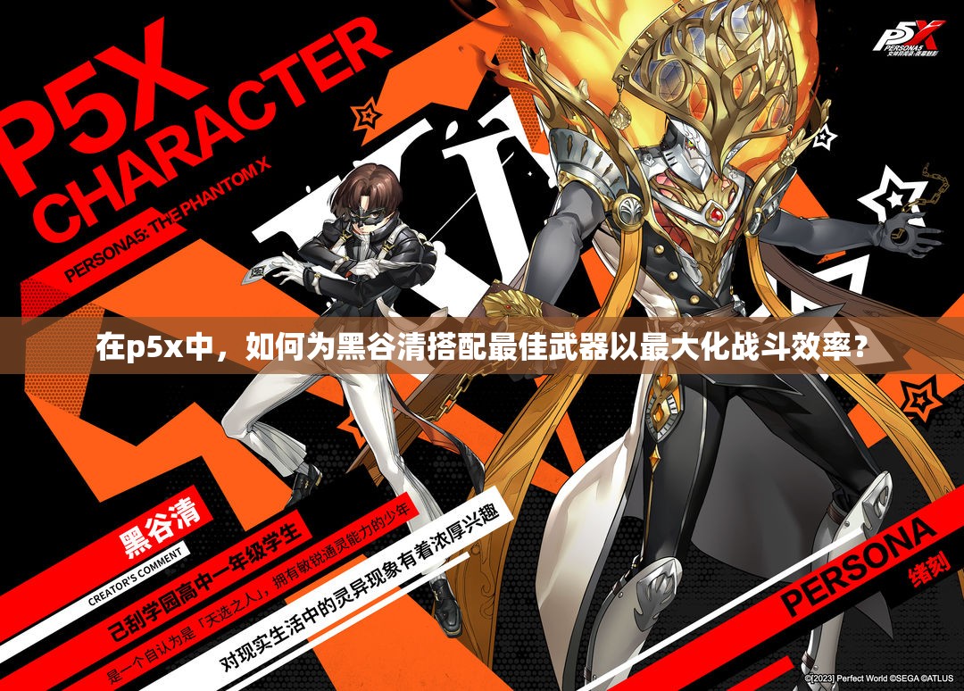 在p5x中，如何為黑谷清搭配最佳武器以最大化戰(zhàn)斗效率？